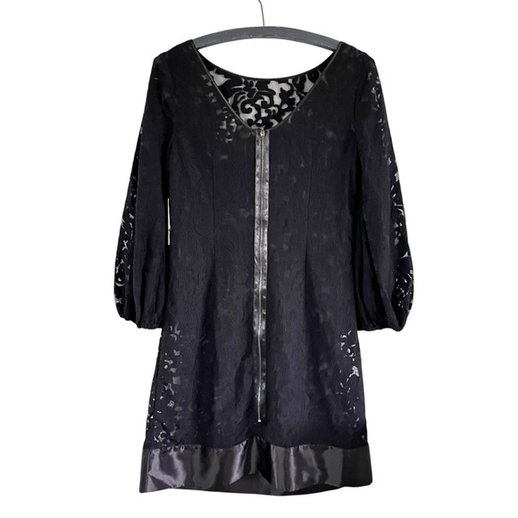 Laundry by Shelli Segal Black Lace Mini Dress - Picture 3 of 6